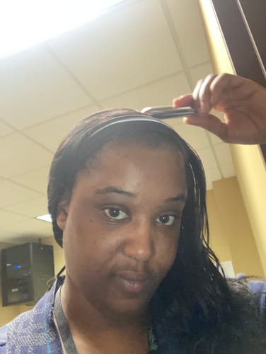 Customer review photo for scalp stimulator head massager tool