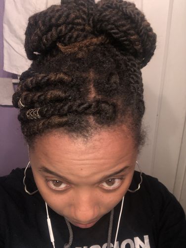 Customer review photo for aloe leave in conditioner one 1 per order